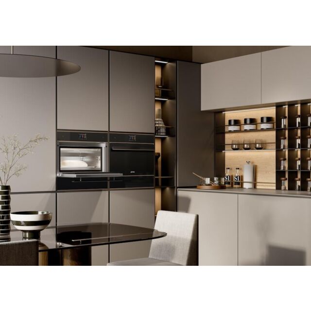 Smeg SBC4604WNR 45cm Dolce Stil Novo Blast Chiller in Eclipse Black