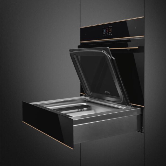 Smeg SBC4604WNR 45cm Dolce Stil Novo Blast Chiller in Eclipse Black