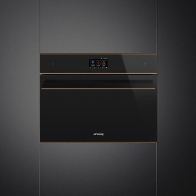 Smeg SBC4604WNR 45cm Dolce Stil Novo Blast Chiller in Eclipse Black