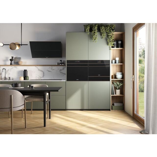 Smeg SBC4604WNR 45cm Dolce Stil Novo Blast Chiller in Eclipse Black
