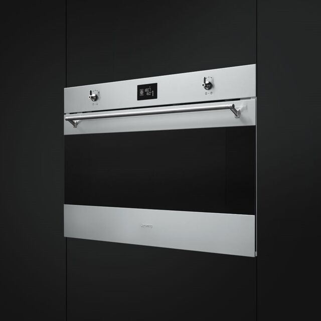 Smeg SF9390X1 90cm Classic Single Oven in Stainless Steel