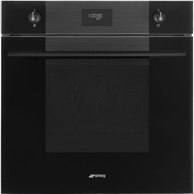 Smeg SFP6101TB3 60cm Linea Pyrolytic Single Oven, Black