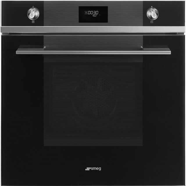 Smeg SFP6101TVN1 Linea Single Oven, Black