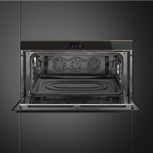 Smeg SFPR9604TNR 90cm Dolce Stil Novo Pyrolytic Single Oven Copper Trim