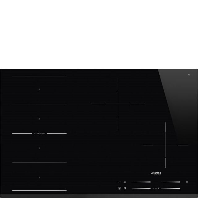 Smeg SI1F7845B 80cm Induction Hob Touch Controls and Auto Vent