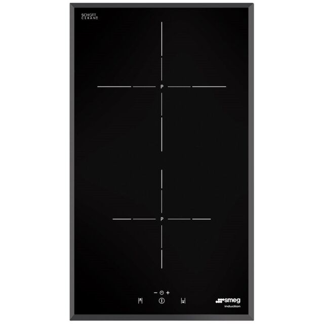 Smeg SI5322B Domino Hob, Black