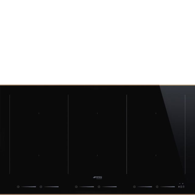 Smeg SIM6964R 90cm Dolce Stil Novo Induction Hob with Copper Trim