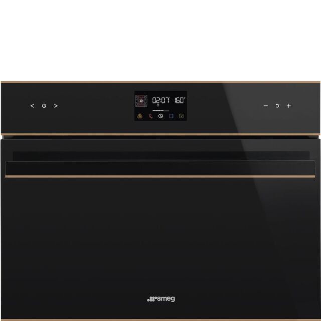 Smeg SO4602M1NR 45cm Dolce Stil Novo Combi Microwave, Copper Trim