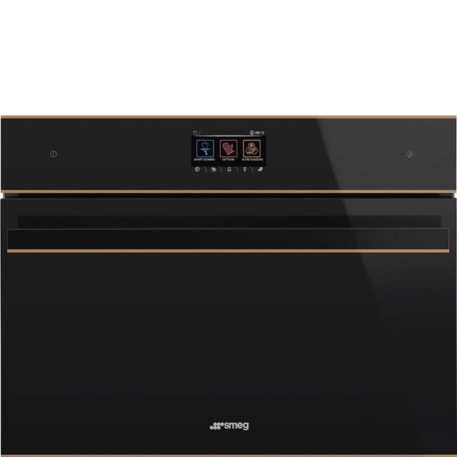 Smeg SO4604M2PNR 45cm Dolce Stil Novo Speedwave Combi Microwave, Copper