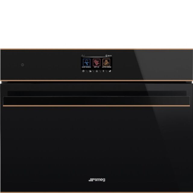 Smeg SO4604S4PNR 45cm Dolce Stil Novo Steam 100 PRO Oven, Copper Trim