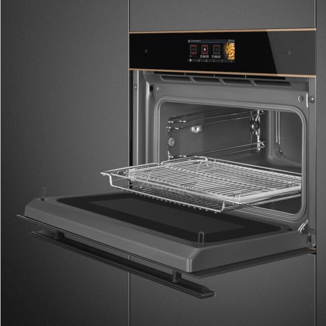 Smeg SO4606WM2PNR 45cm Dolce Stil Novo Speedwave WiFi Combi Microwave