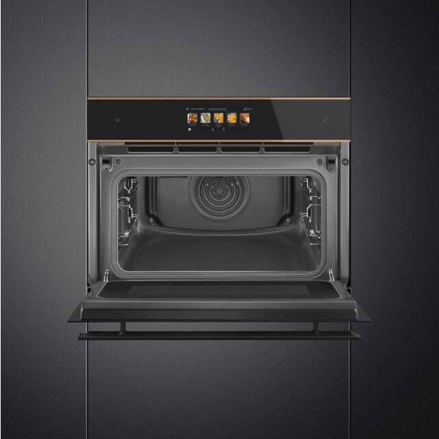Smeg SO4606WM2PNR 45cm Dolce Stil Novo Speedwave WiFi Combi Microwave