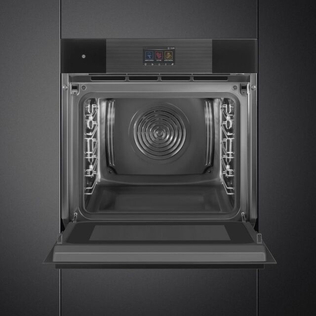 Smeg SO6104APB3 60cm Linea Omnichef Single Oven, Black