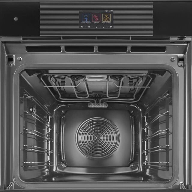 Smeg SO6104APB3 60cm Linea Omnichef Single Oven, Black