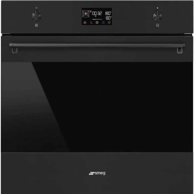 Smeg SOP6302S2PN 60cm Classic SteamOne Oven - Matt Black