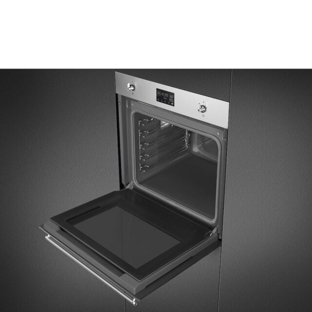 Smeg SOP6302TX 60cm Classic Pyrolytic Single Oven in Stainless Steel