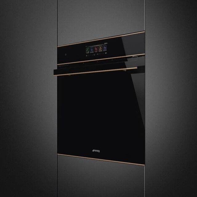 Smeg SOP6606S2PNR 60cm Dolce Stil Novo Pyrolytic SteamOne Oven with Copper Trim