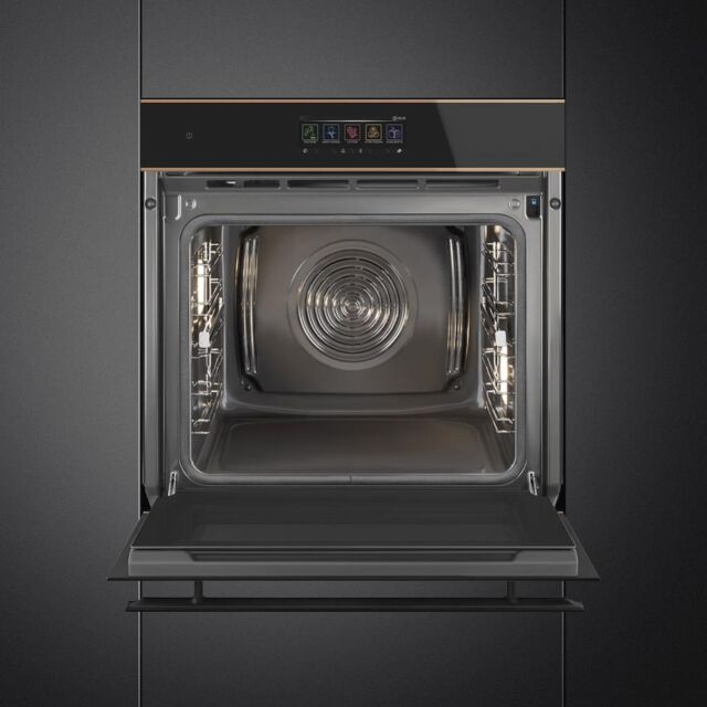 Smeg SOP6606S2PNR 60cm Dolce Stil Novo Pyrolytic SteamOne Oven with Copper Trim