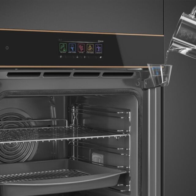 Smeg SOP6606S2PNR 60cm Dolce Stil Novo Pyrolytic SteamOne Oven with Copper Trim