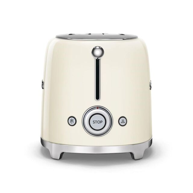 Smeg TSF01CRUK Toaster, Cream
