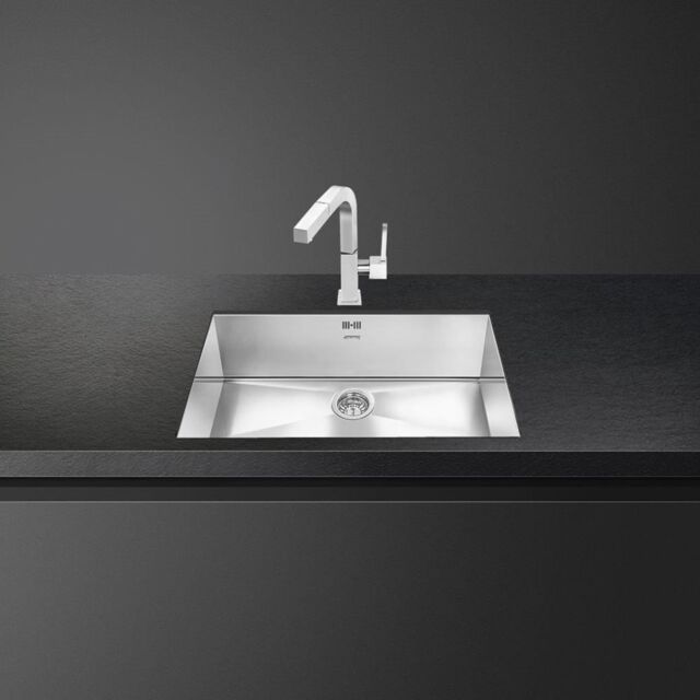 Smeg VSTQ72-2 Sink, Stainless Steel