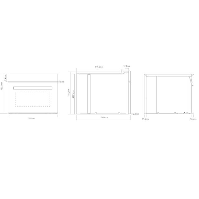 Caple CM111SS Built-In Combination Microwave