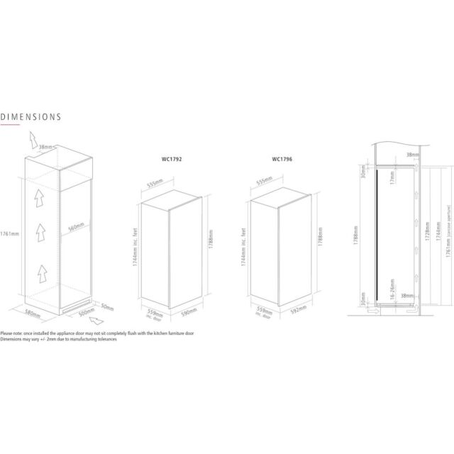 Caple WC1792 Wine Cooler