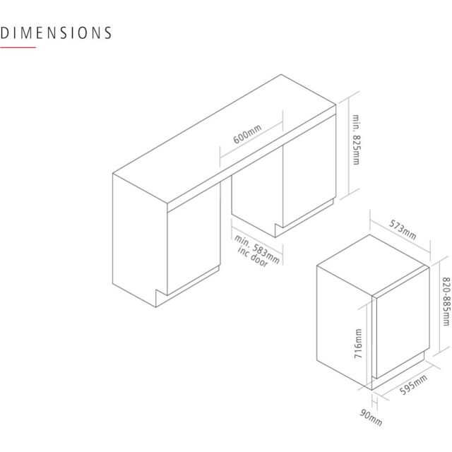 Caple WI6150 Wine Cooler