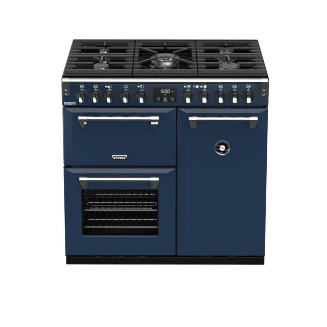 Stoves ST RICH DX S900DF CB Mbl 90cm Dual Fuel Range Cooker