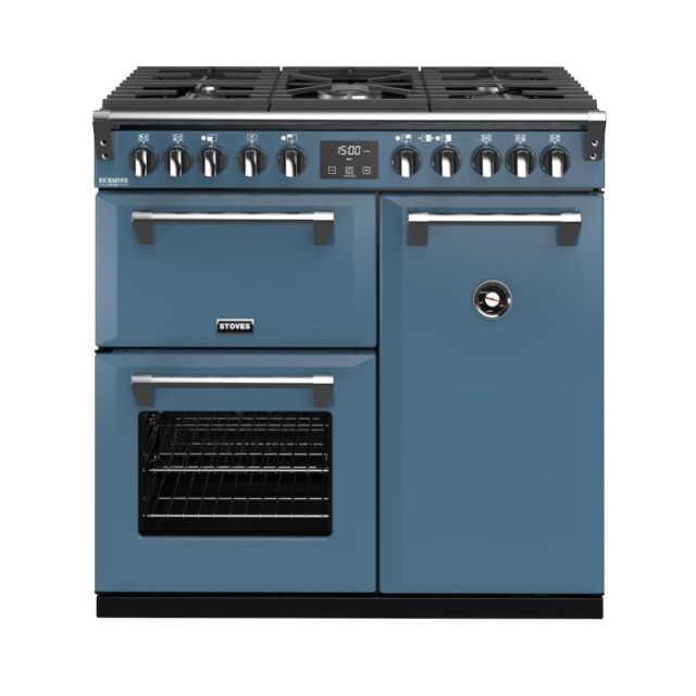 Stoves ST RICH DX S900DF CB Tbl 90cm Dual Fuel Range Cooker