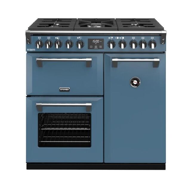 Stoves ST RICH DX S900DF CB Tbl 90cm Dual Fuel Range Cooker