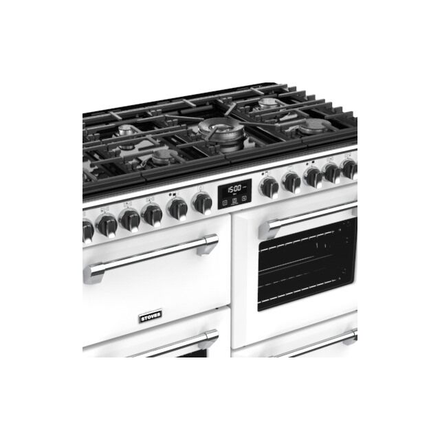 Stoves ST RICH DX S1000DF CB Iwh 100cm Dual Fuel Range Cooker