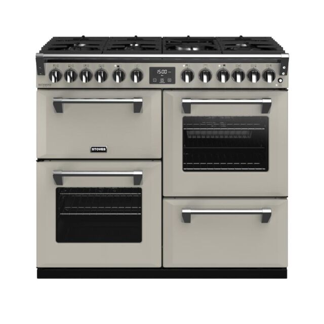 Stoves ST RICH DX S1000DF CB Pmu 100cm Dual Fuel Range Cooker