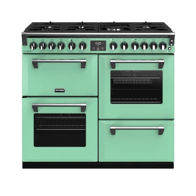 Stoves ST RICH DX S1000DF CB Mmi 100cm Dual Fuel Range Cooker