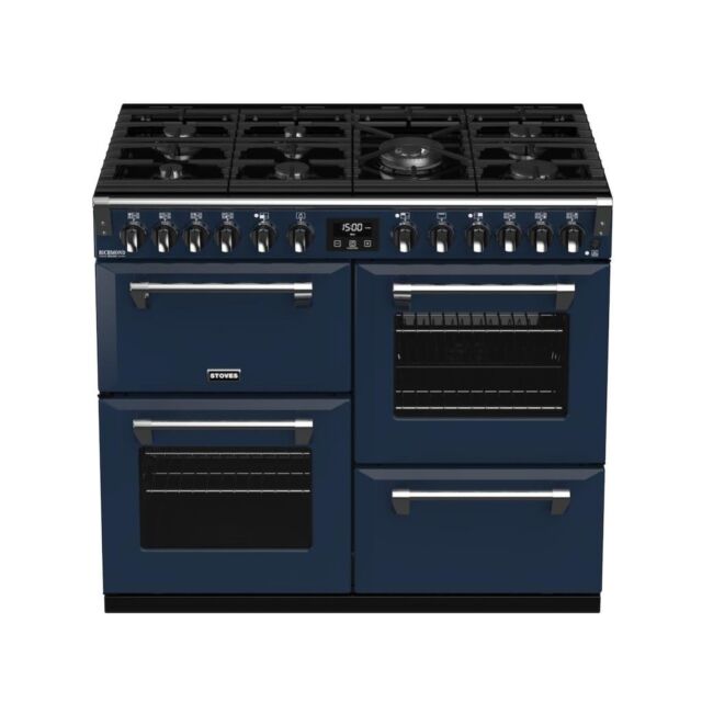 Stoves ST RICH DX S1000DF CB Mbl 100cm Dual Fuel Range Cooker
