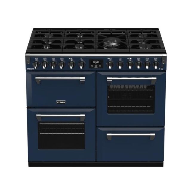 Stoves ST RICH DX S1000DF CB Mbl 100cm Dual Fuel Range Cooker