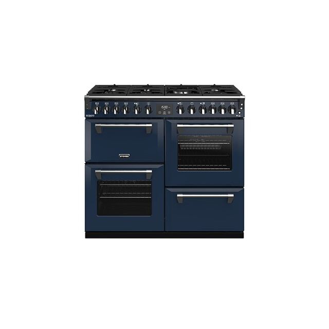 Stoves ST RICH DX S1000DF CB Mbl 100cm Dual Fuel Range Cooker
