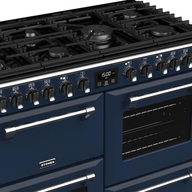 Stoves ST RICH DX S1000DF CB Mbl 100cm Dual Fuel Range Cooker