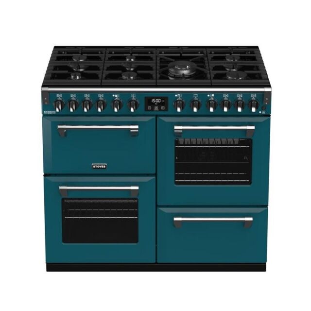 Stoves ST RICH DX S1000DF CB Kte 100cm Dual Fuel Range Cooker