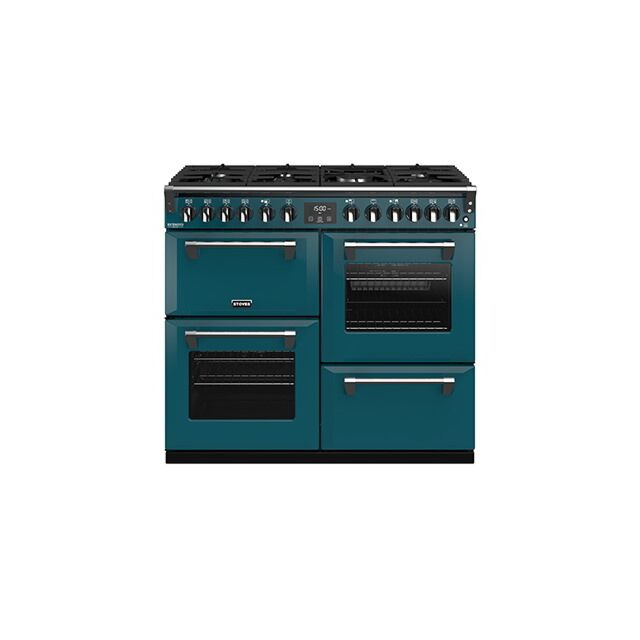 Stoves ST RICH DX S1000DF CB Kte 100cm Dual Fuel Range Cooker