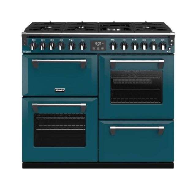 Stoves ST RICH DX S1000DF CB Kte 100cm Dual Fuel Range Cooker