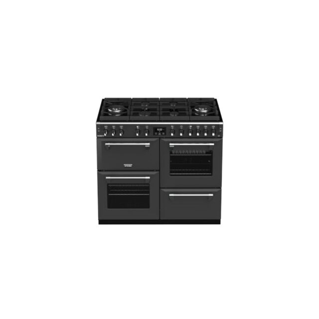 Stoves ST RICH DX S1000DF GTG CB Agr 100cm Dual Fuel Gas Through Glass Range Cooker