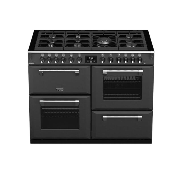 Stoves ST RICH DX S1100DF CB Agr 110cm Dual Fuel Range Cooker