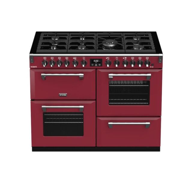 Stoves ST RICH DX S1100DF CB Cre 110cm Dual Fuel Range Cooker
