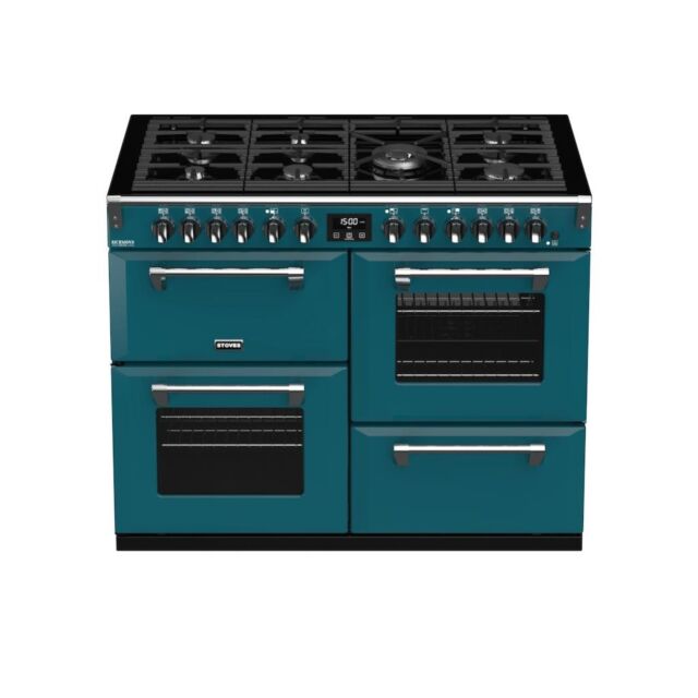 Stoves ST RICH DX S1100DF CB Kte 110cm Dual Fuel Range Cooker
