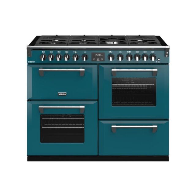 Stoves ST RICH DX S1100DF CB Kte 110cm Dual Fuel Range Cooker