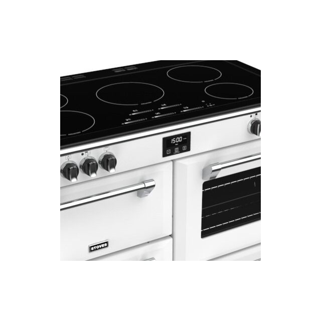 Stoves ST RICH DX S1100Ei CB Iwh 110cm Electric Induction Range Cooker