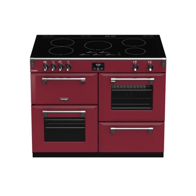 Stoves ST RICH DX S1100Ei CB Cre 110cm Electric Induction Range Cooker