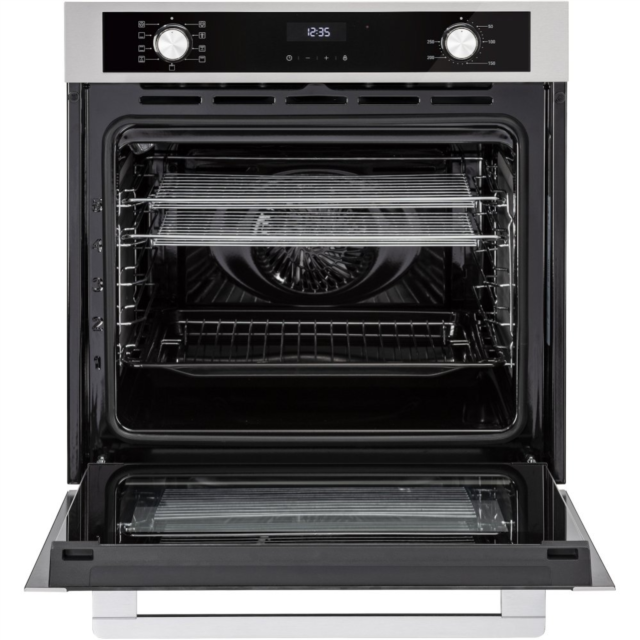 Belling BEL BI603MFC STA Built In Single Electric Oven With Catalytic Liners