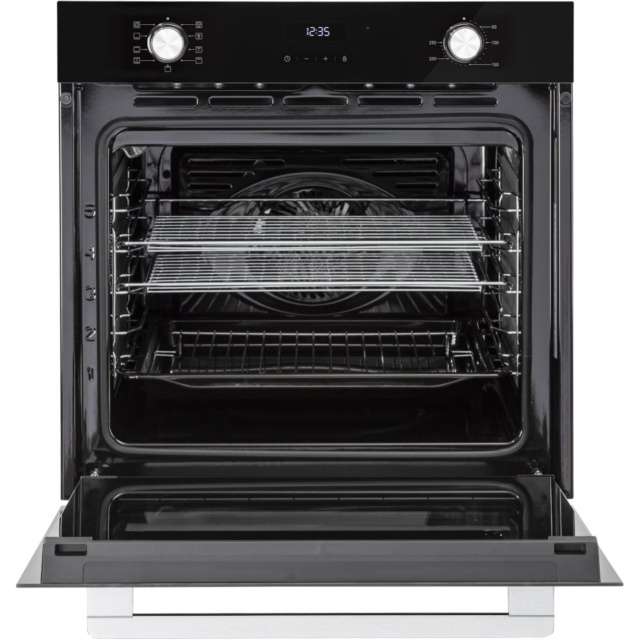 Belling BEL BI603MFC BLK Built In Single Electric Oven With Catalytic Liners